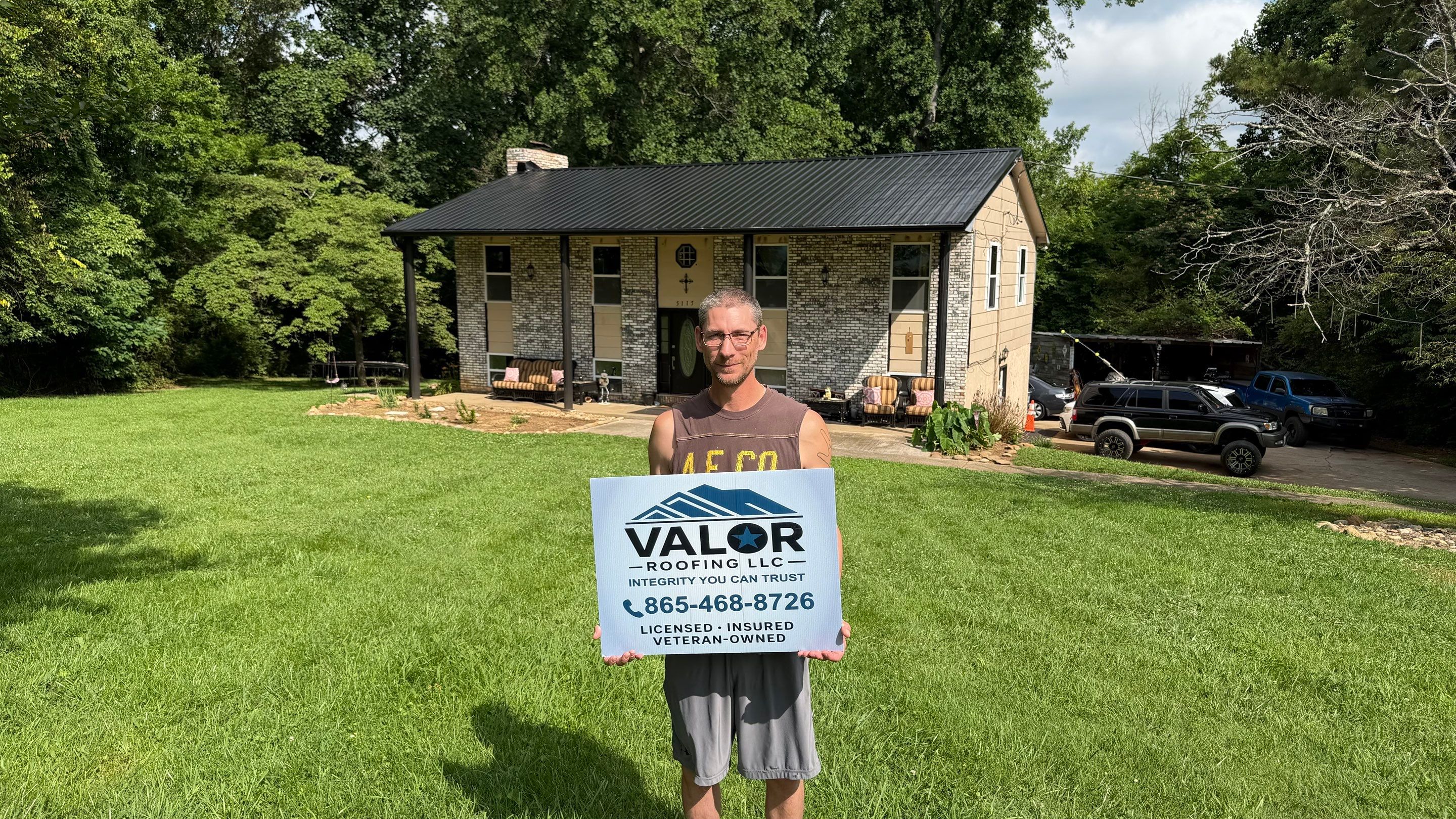 Valor Roofing project in Knoxville, TN
