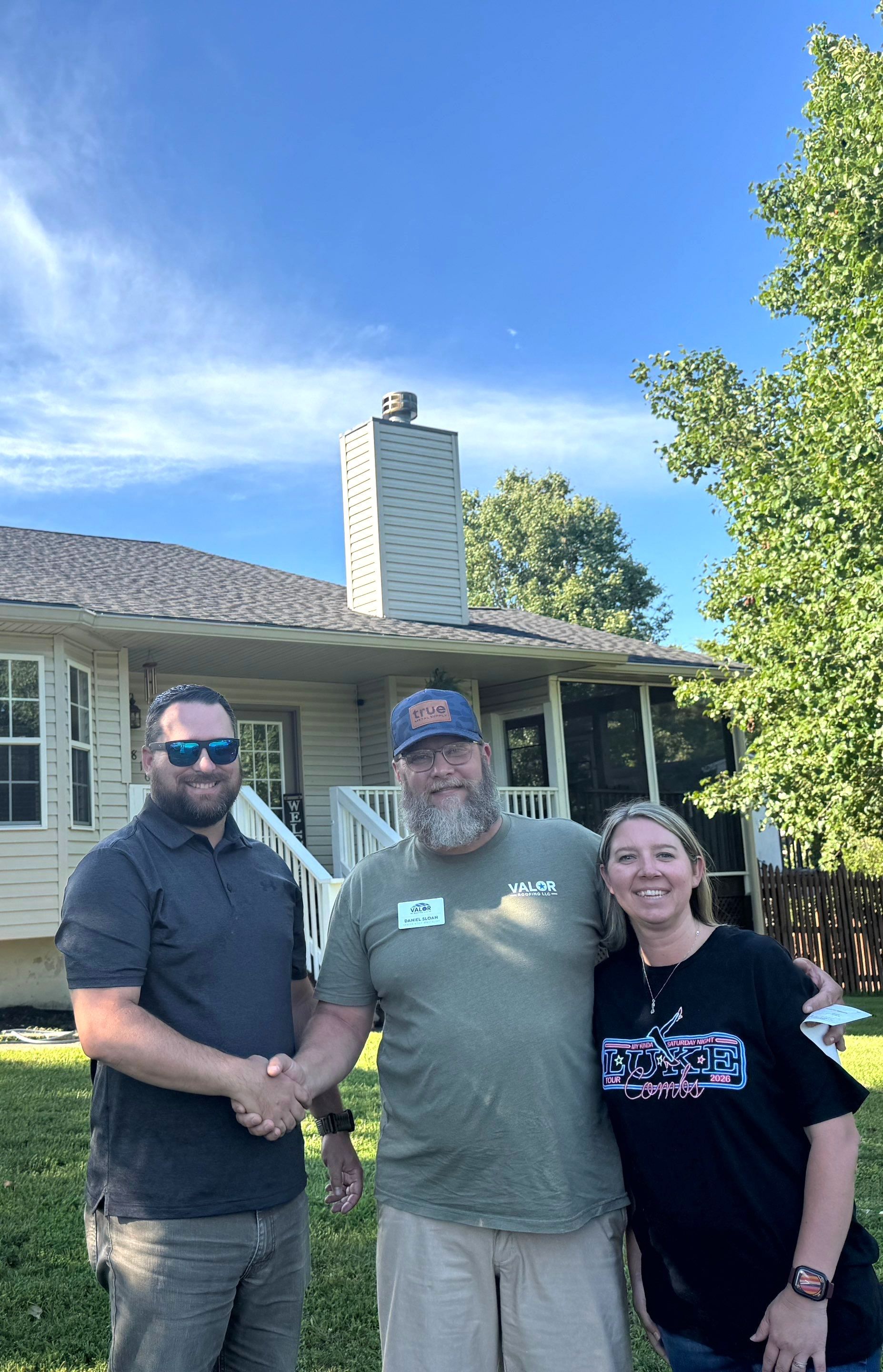 Valor Roofing, a licensed local contractor, at work in Knoxville, TN