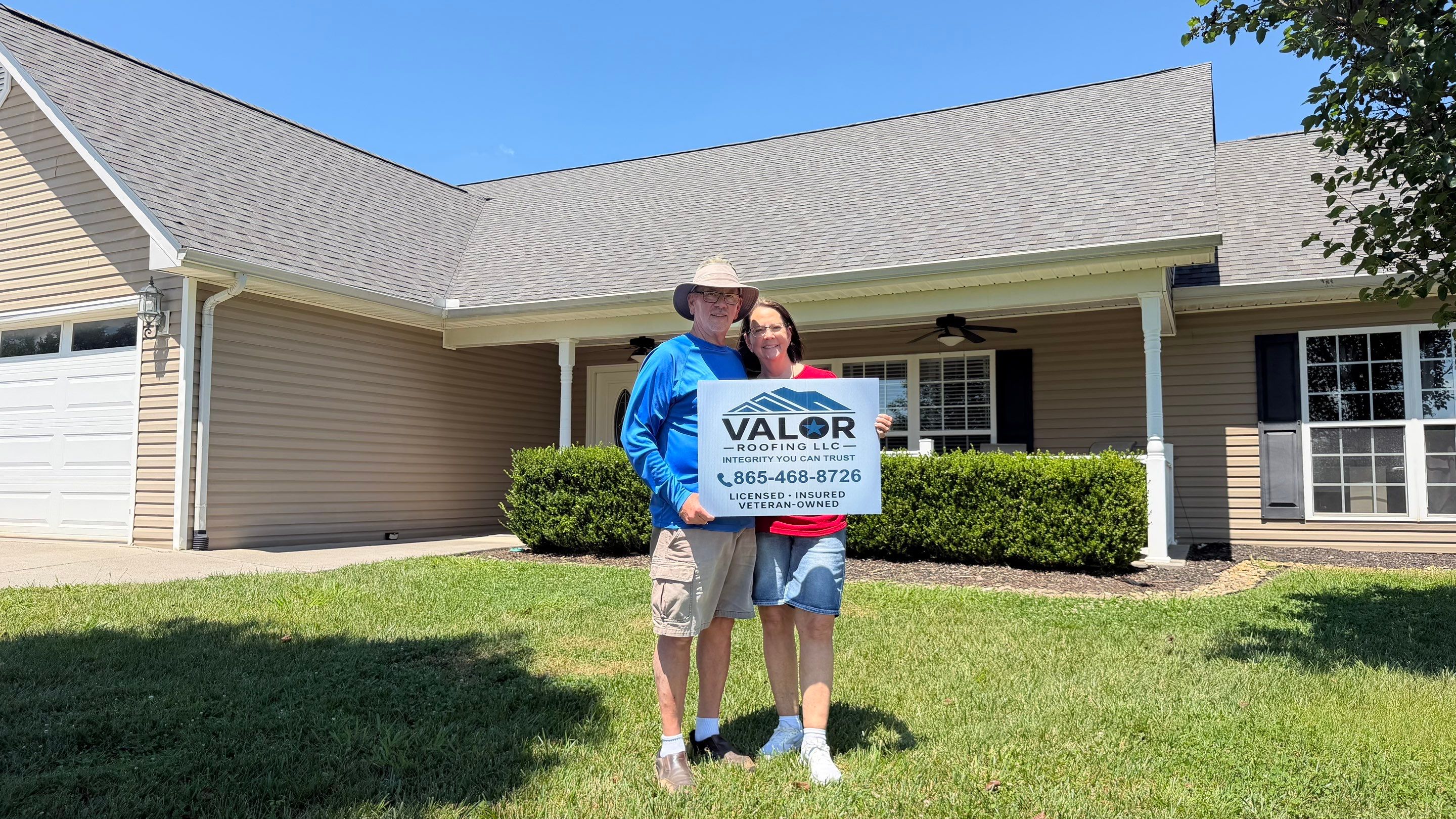 Valor Roofing project in Knoxville, TN